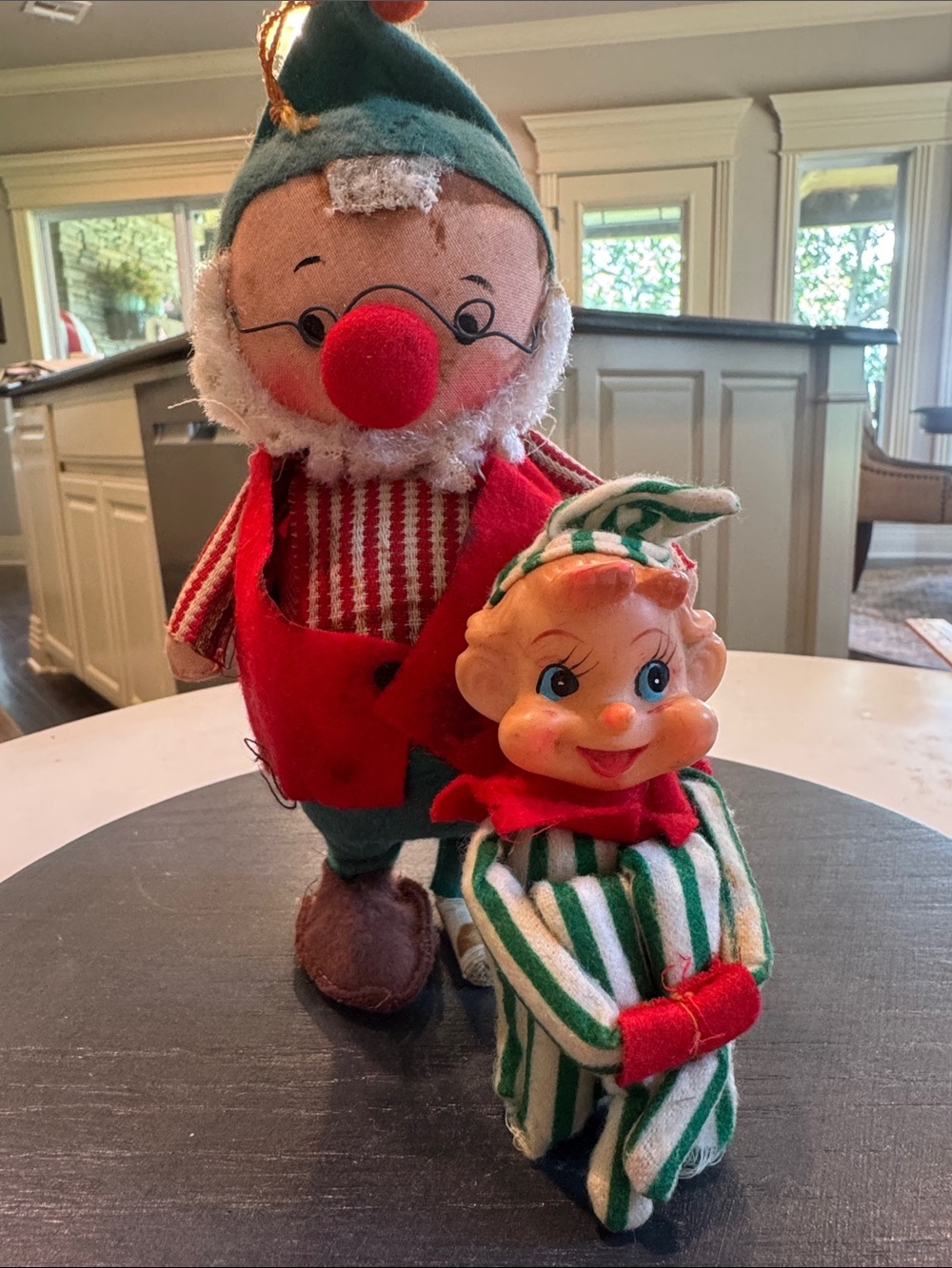Vintage Knee Hugger and Dakin Doll Retro Christmas